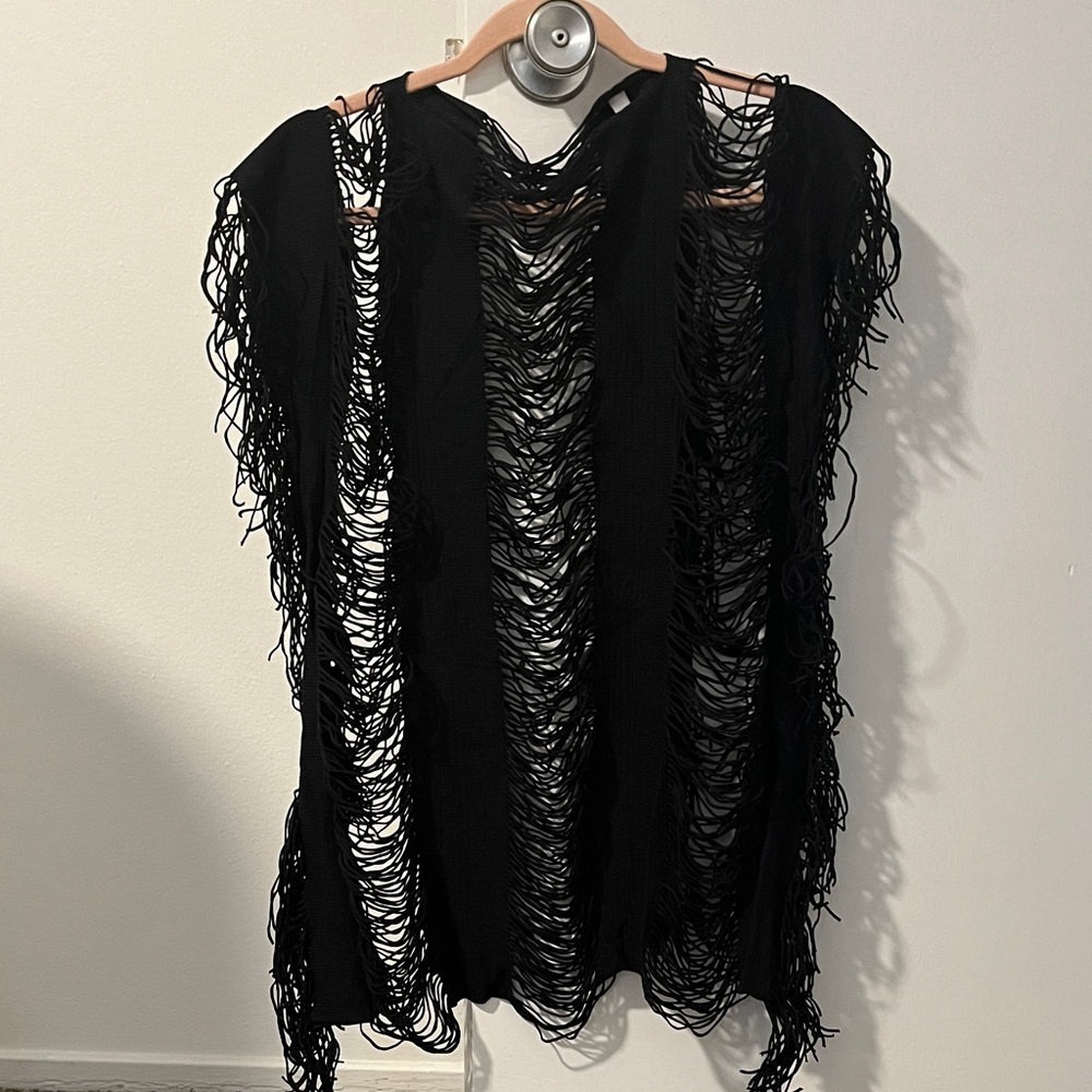 Pilyq Elegant Black Knit Coverup